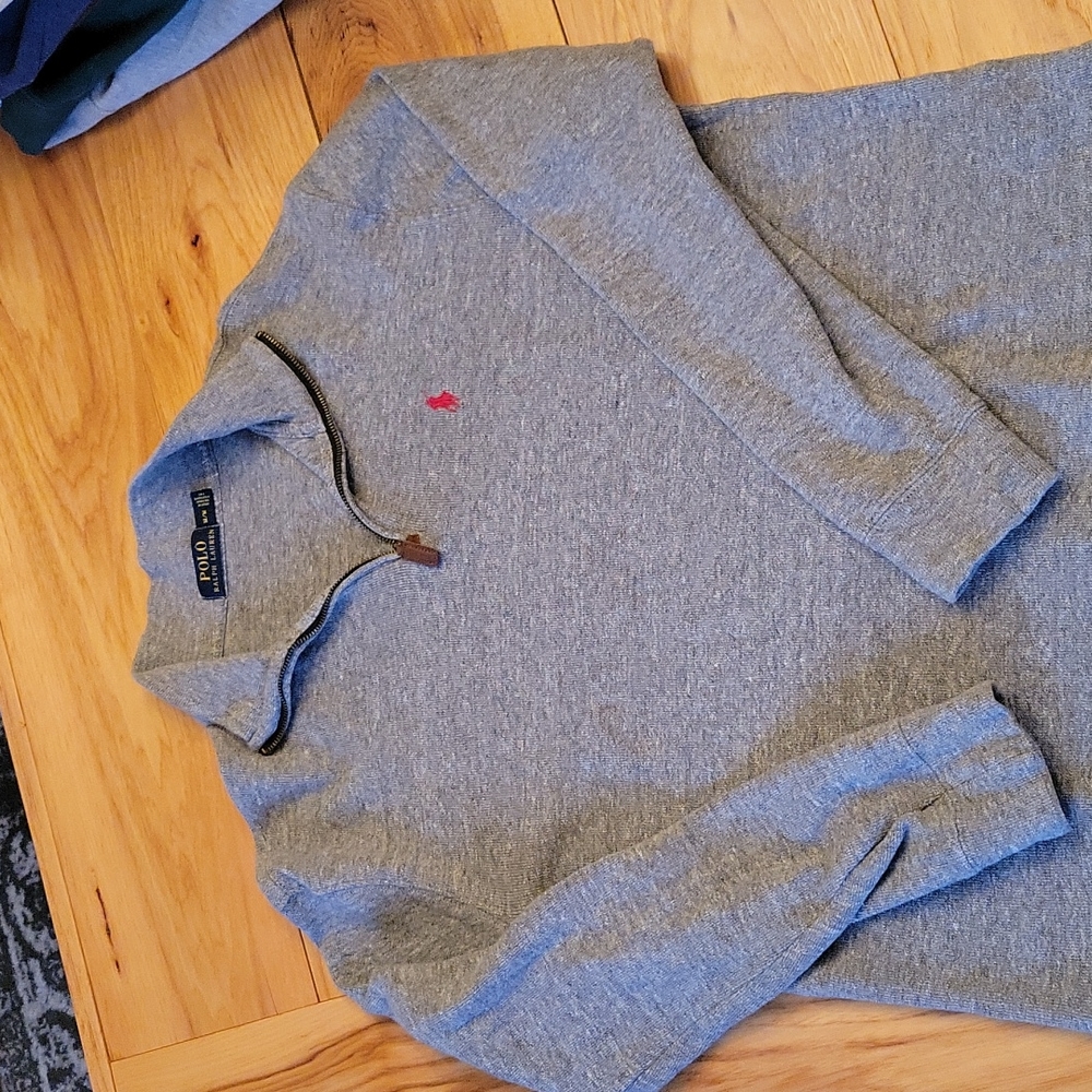 Mens polo sweater